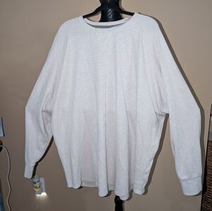 Men's Cream Long Sleeve Shirt (Thick)